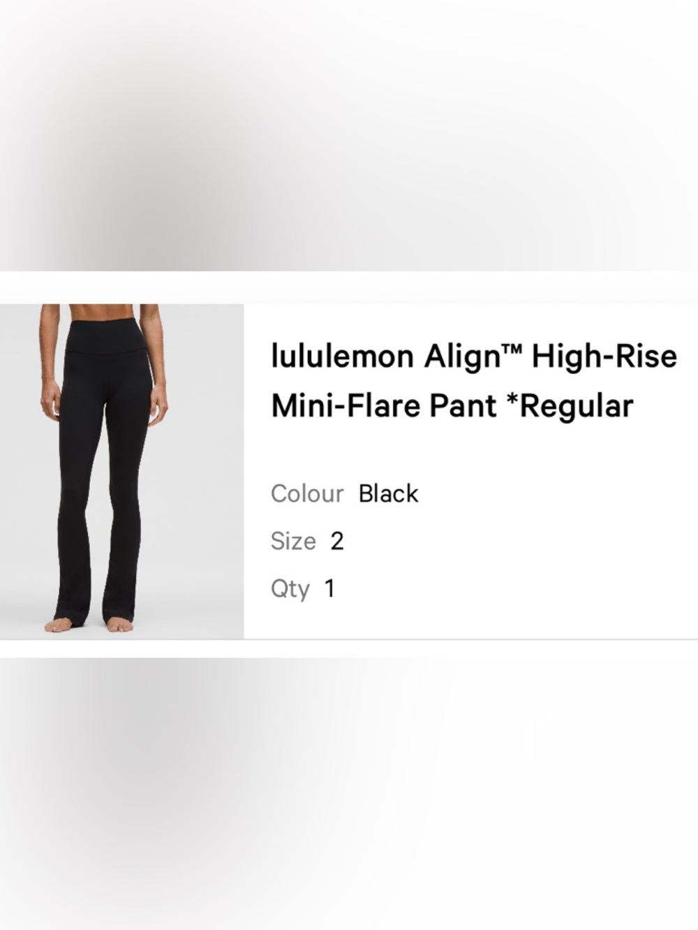 Lululemon Align High Rise Mini Flare Pant